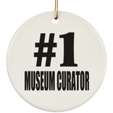 Number One #1 Museum Curator - Circle Ornament