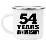 54th Anniversary 54 Years - 12oz Camping Mug