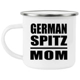 German Spitz Mom - 12oz Camping Mug