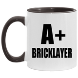 A+ Bricklayer - 11oz Accent Mug Black