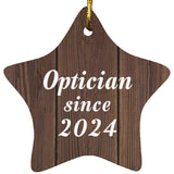 Optician Since 2024 - Star Ornament D