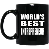 World's Best Entrepreneur - 11 Oz Coffee Mug Black