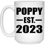 Poppy Established EST. 2023 - 15oz Coffee Mug