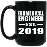 Biomedical Engineer Established EST. 2019 - 15oz Coffee Mug