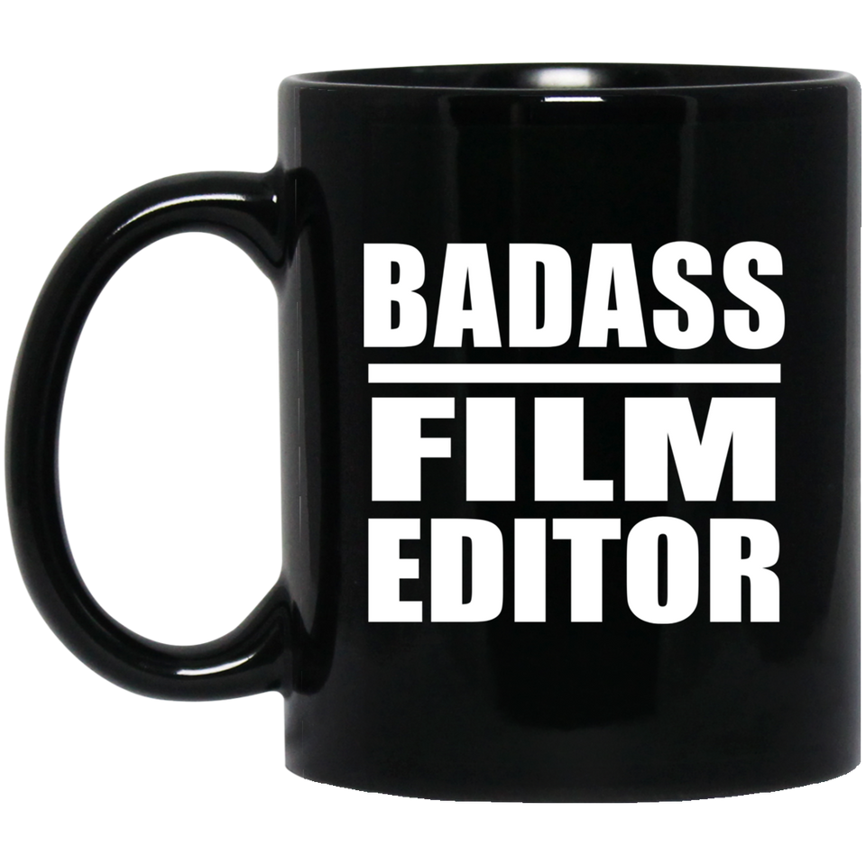 Badass Film Editor - 11oz Coffee Mug Black