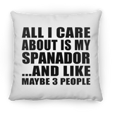 All I Care About Is My Spanador - Throw Pillow