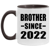 Brother Since 2022 - 11oz Accent Mug Black