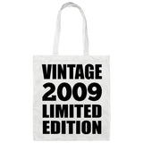 15th Birthday Vintage 2009 Limited Edition - Tote Bag White