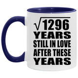 36th Anniversary Square Root Of 1296 Years Still In Love - 11oz Accent Mug Purple
