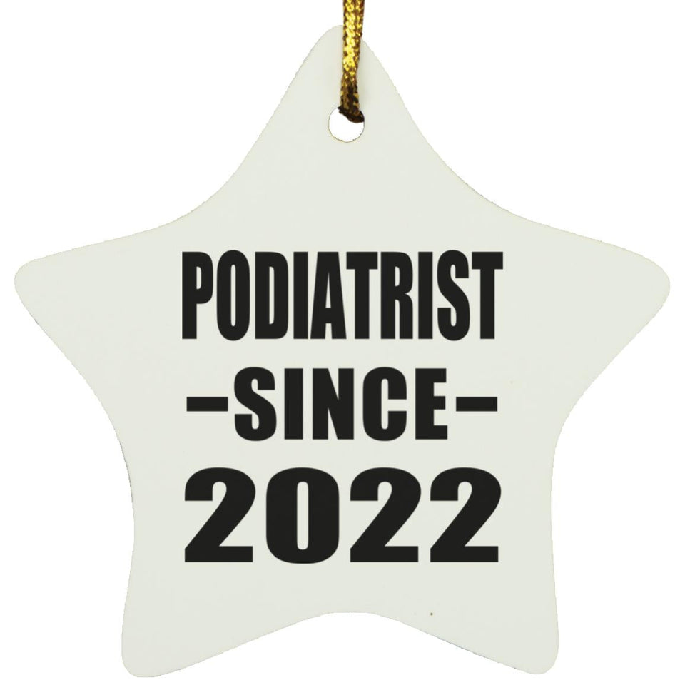 Podiatrist Since 2022 - Star Ornament