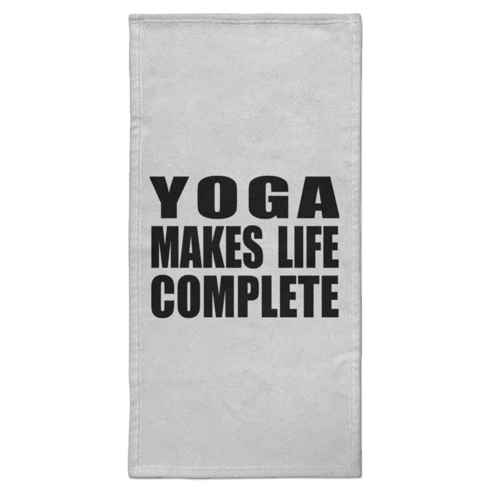 Yoga Makes Life Complete - Hand Towel