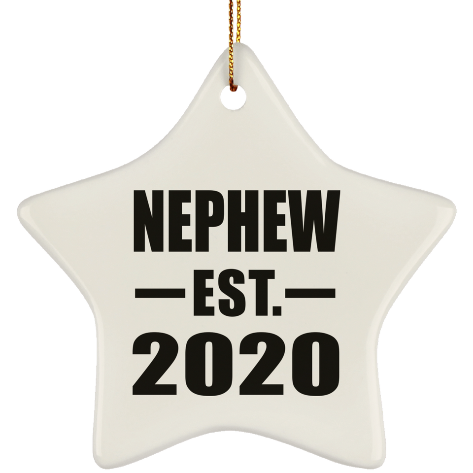 Nephew Established EST. 2020 - Star Ornament