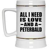All I Need Is Love And A Peterbald - Beer Stein