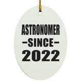 Astronomer Since 2022 - Oval Ornament