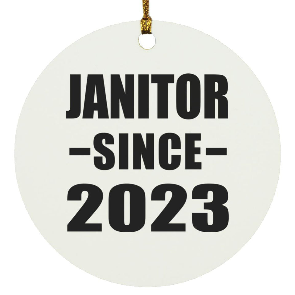 Janitor Since 2023 - Circle Ornament