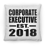 Corporate Executive Established EST. 2018 - Throw Pillow