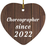 Choreographer Since 2022 - Heart Ornament D