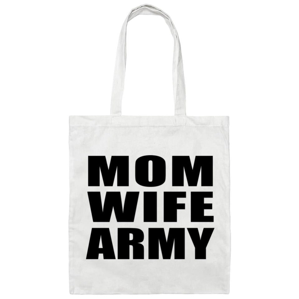 Mom Wife Army - Tote Bag White