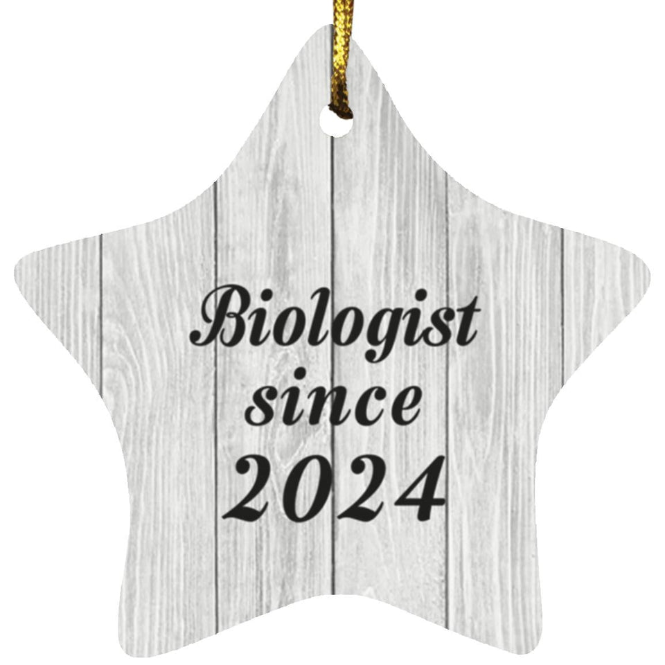 Biologist Since 2024 - Star Ornament F