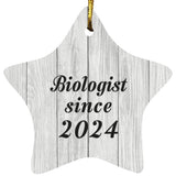 Biologist Since 2024 - Star Ornament F