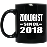 Zoologist Since 2018 - 11 Oz Coffee Mug Black