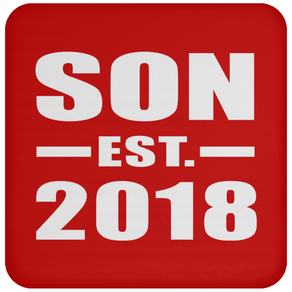Son Established EST. 2018 - Drink Coaster