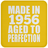 68th Birthday Made In 1956 Aged to Perfection - Drink Coaster