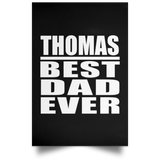 Thomas Best Dad Ever - Poster Portrait