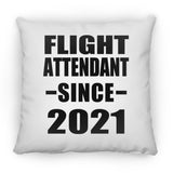 Flight Attendant Since 2021 - Throw Pillow