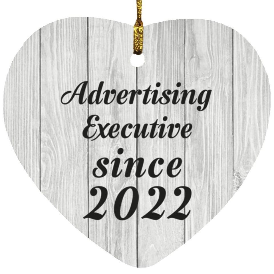 Advertising Executive Since 2022 - Heart Ornament F