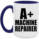 A+ Machine Repairer - 15oz Accent Mug Purple