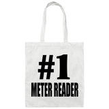 Number One #1 Meter Reader - Tote Bag White