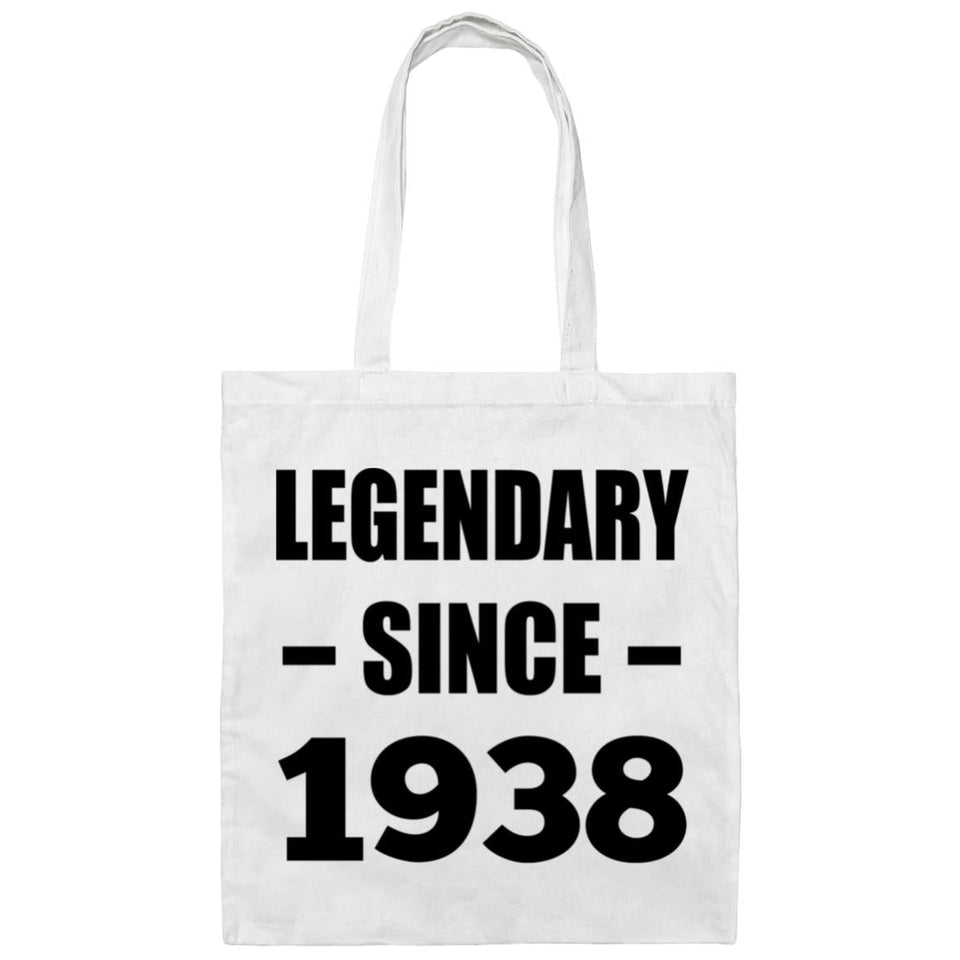 86th Birthday Legendary Since 1938 - Tote Bag White