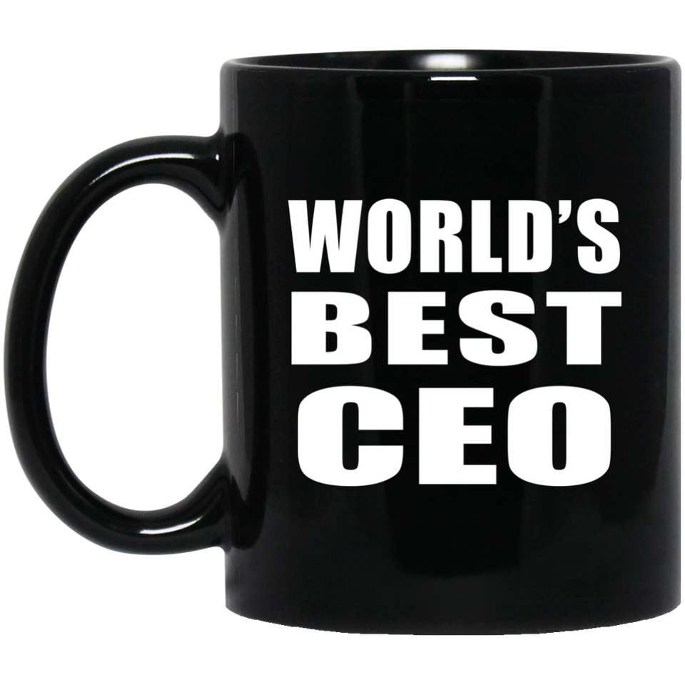World's Best CEO - 11 Oz Coffee Mug Black