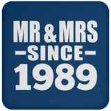 35th Anniversary Mr & Mrs Since 1989 - Drink Coaster