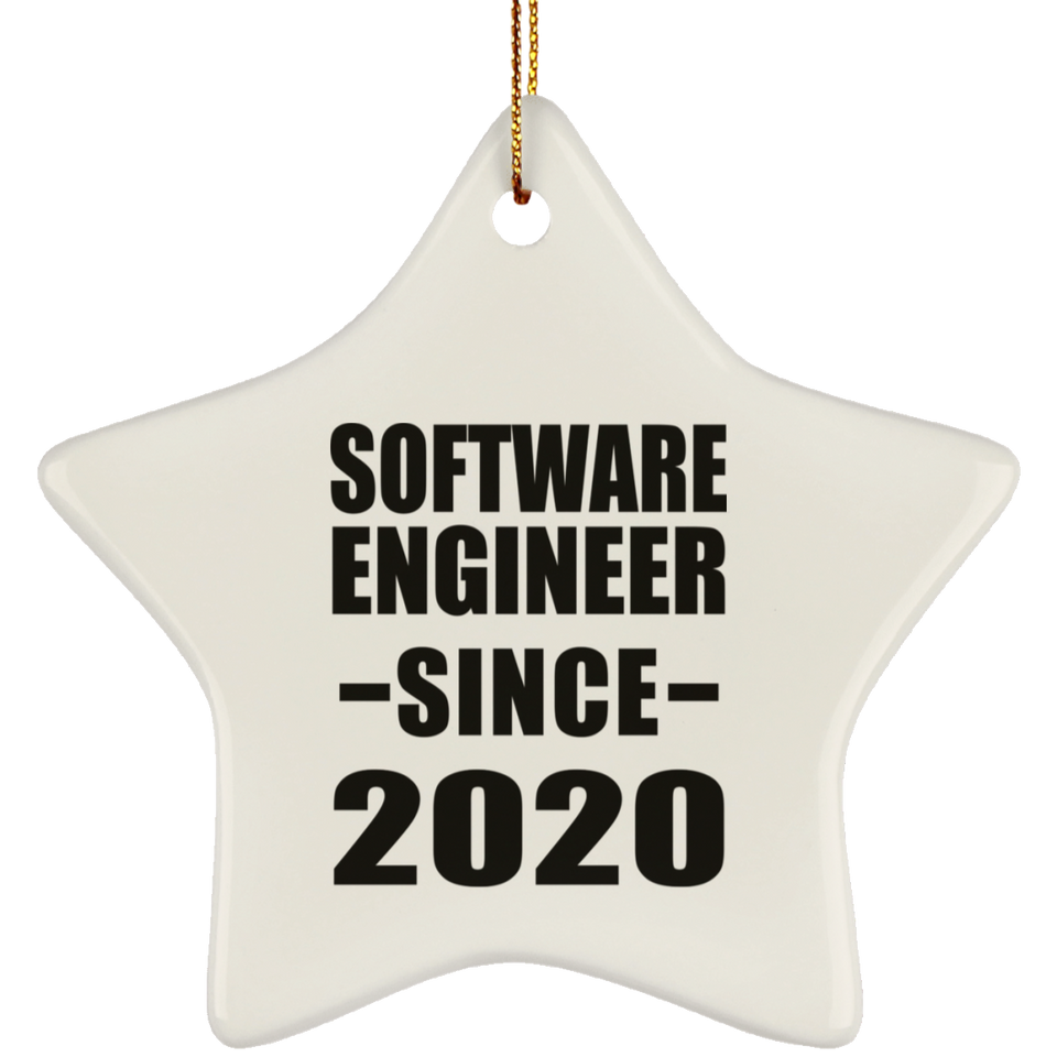 Software Engineer Since 2020 - Star Ornament