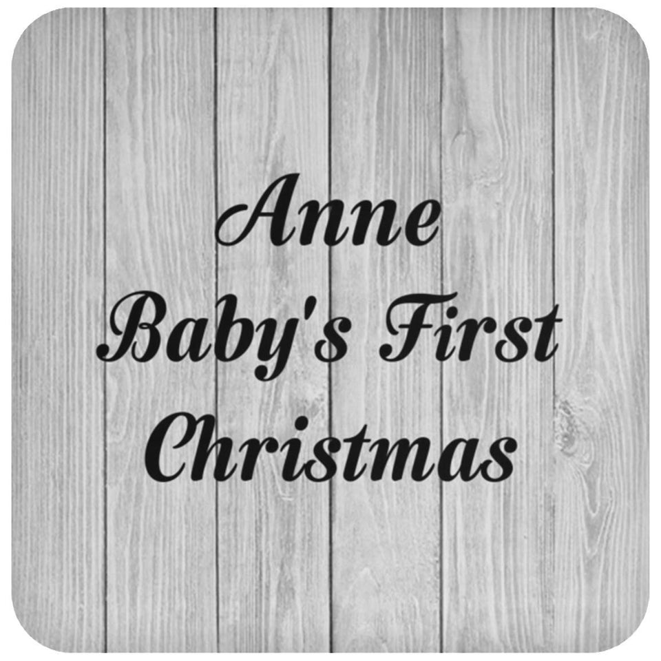 Anne Baby's First Christmas - Drink Coaster F