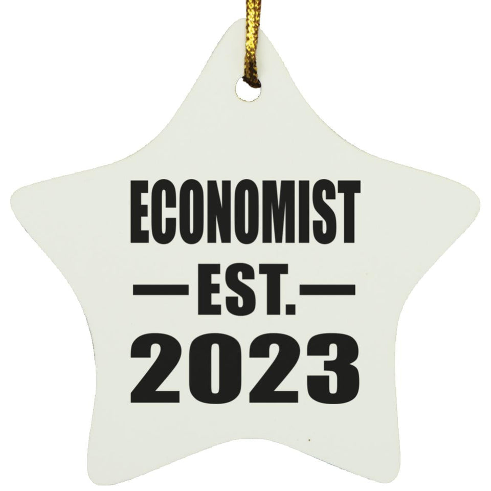 Economist Established EST. 2023 - Star Ornament