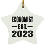 Economist Established EST. 2023 - Star Ornament
