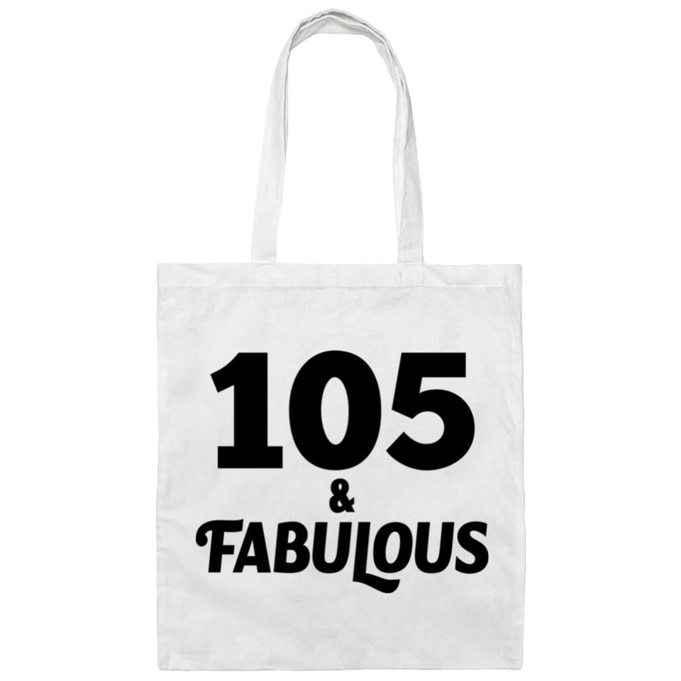 105th Birthday 105 & Fabulous - Tote Bag White