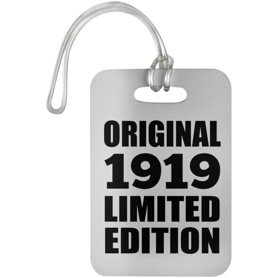 105th Birthday Original 1919 Limited Edition - Luggage Bag Tag