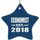 Economist Established EST. 2018 - Star Ornament