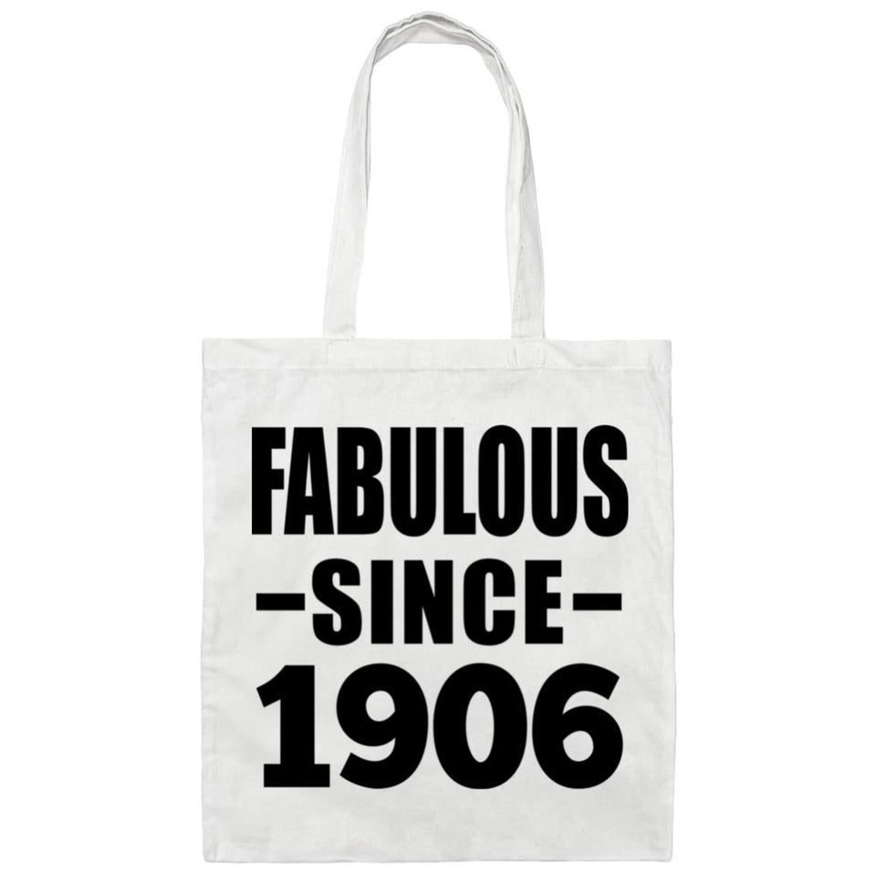 118th Birthday Fabulous Since 1906 - Tote Bag White
