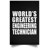 World's Greatest Engineering Technician - Poster Portrait