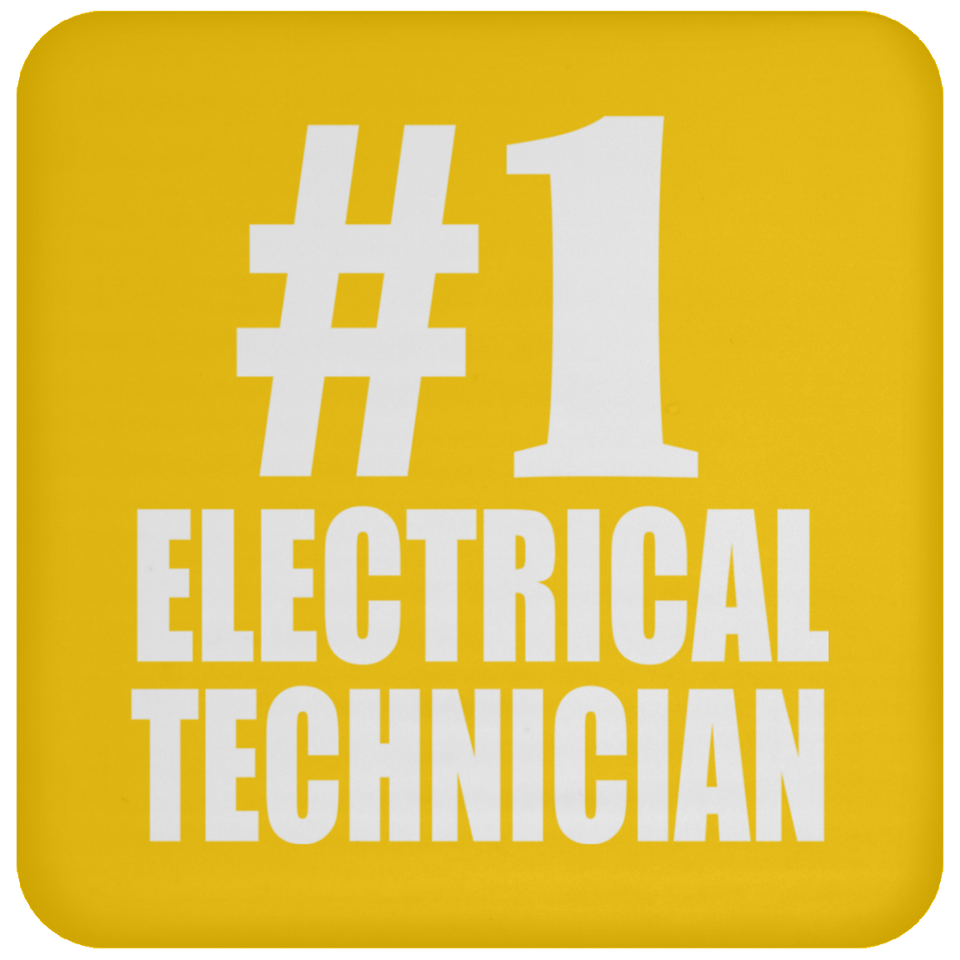 Number One #1 Electrical Technician - Drink Coaster