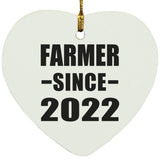 Farmer Since 2022 - Heart Ornament