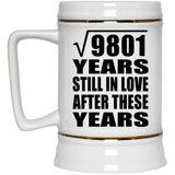 99th Anniversary Square Root of 9801 Years Still In Love - Beer Stein