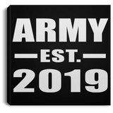 Army Established EST. 2019 - Canvas Square