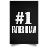 Number One #1 Father In Law - Poster Portrait