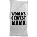 World's Okayest Mama - Hand Towel